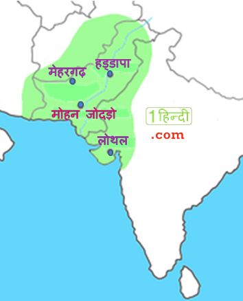 Hindi Map of MohanJo Daro, मोहन जोदड़ो का इतिहास Mohenjo Daro History Hindi
