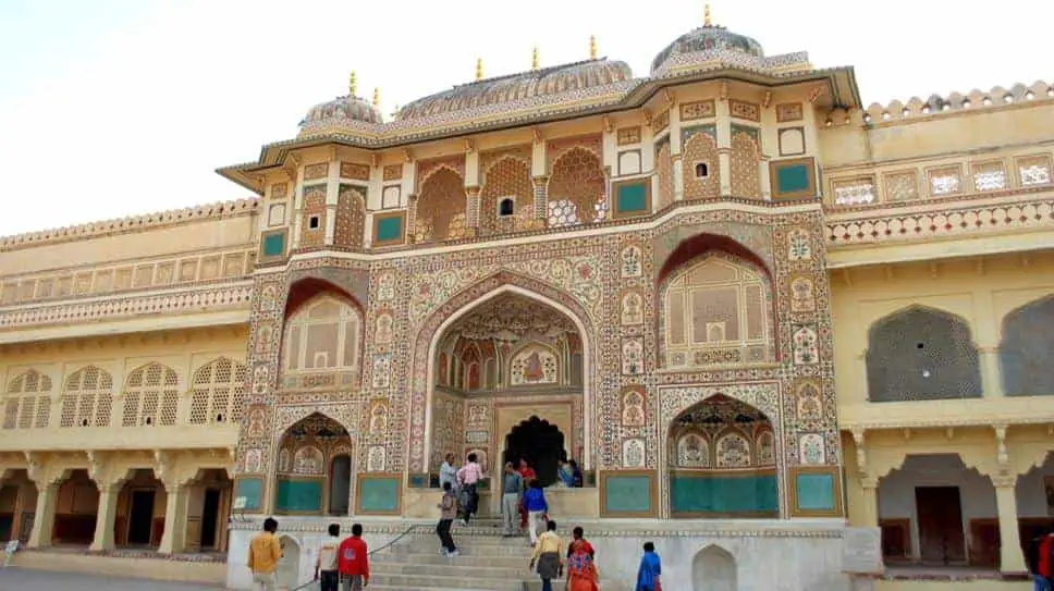 शीश महल जयपुर, आमेर किला Sheesh Mahal, Amer Fort in Hindi