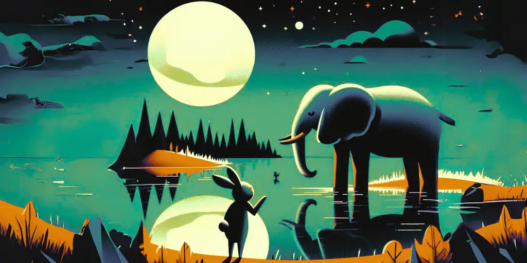 हाथी और खरगोश की कहानी Elephant & Rabbit Panchatantra Story in Hindi