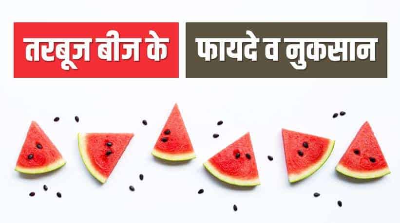 तरबूज बीज के फायदे नुकसान Watermelon Seeds Benefits & Side-effects in Hindi