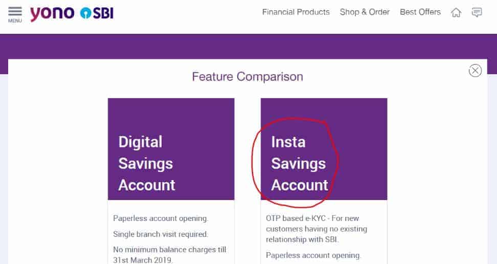 SBI Insta Savings Digital Account क्या है और Online कैसे Open करें?