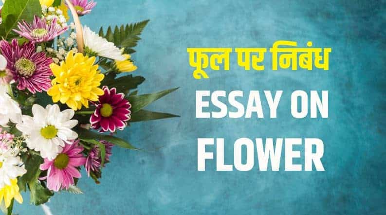 फूल पर निबंध Essay on Flower in Hindi