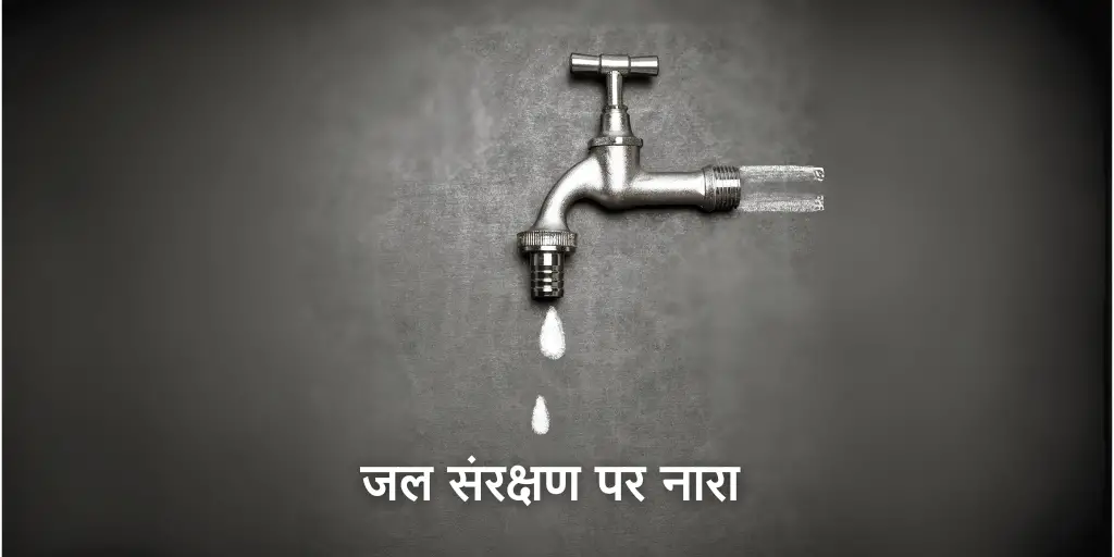 जल संरक्षण पर स्लोगन (नारा) Water Conservation Slogans In Hindi