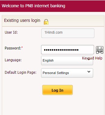 PNB का Internet Banking