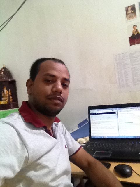 bjaya kumar, working in office in 2016
